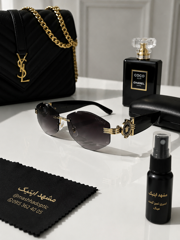 عینک زنانه مدل VERSACE ورساچ فلزی شرکتی