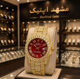 ساعت مردانه مدل رولکس فول نگین فلزی شرکتی