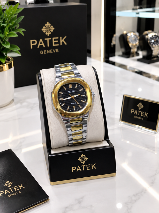 ساعت مردانه مدل PATEK فلزی شرکتی