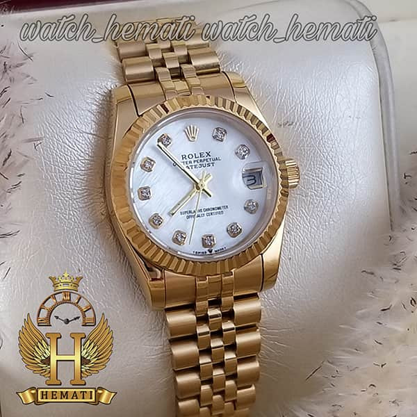 ساعت زنانه مدل رولکس فلزی شرکتی